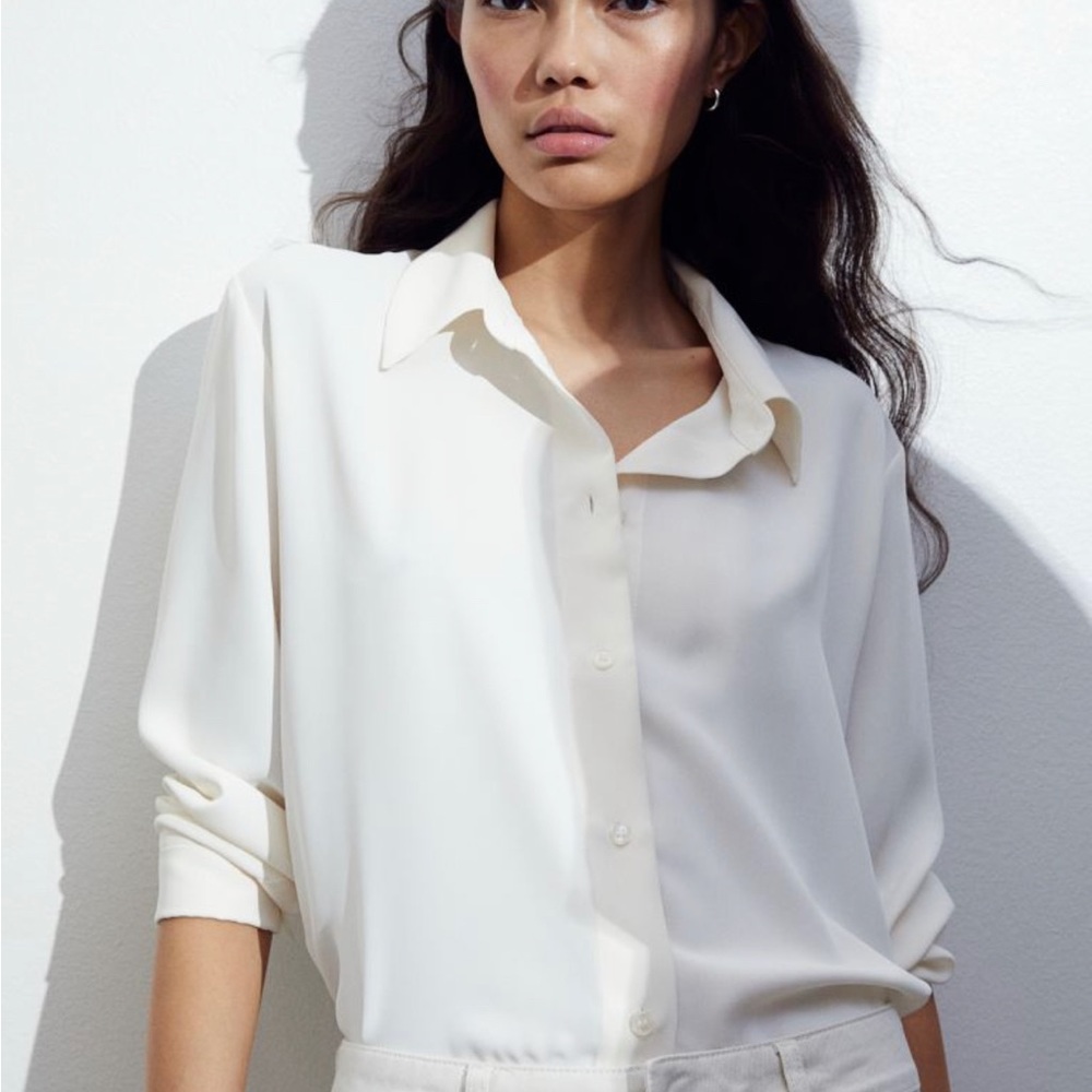 H&M Pointed Collar Shirt s NWT